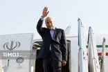 مراسم بدرقه رئیس مجلس به کشور سوئیس
