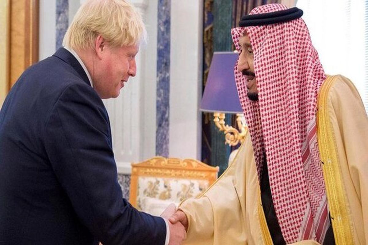 مکالمه تلفنی پادشاه عربستان و نخست وزیر انگلیس