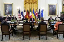نشست تاریخی کاخ سفید با حضور ترامپ، زلنسکی و رهبران اروپا