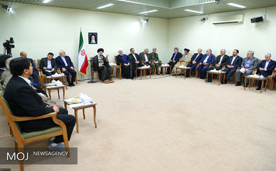 رئیس جمهور و اعضای هیات دولت با رهبر انقلاب دیدار می کنند