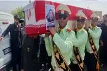 تشییع پیکر شهید مدافع وطن«سیروس خنجری» در ماژین دره شهر 