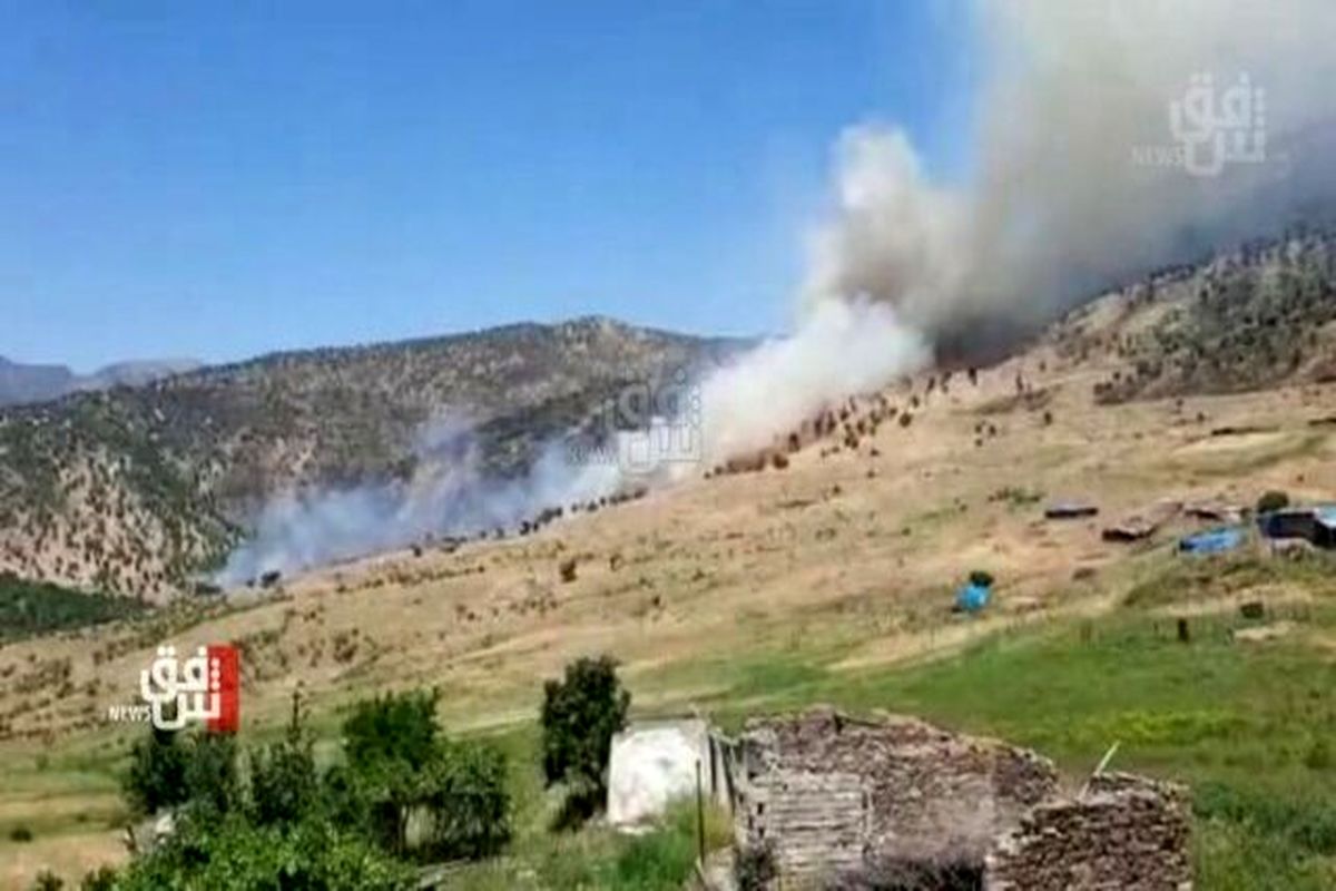 ارتش ترکیه توسط جنگند‌ه‌هایش دهوک عراق را بمباران کرد