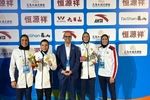 شهربانو منصوریان و صدیقه دریایی مدال طلا انتخابی جام جهانی ووشو را گرفتند