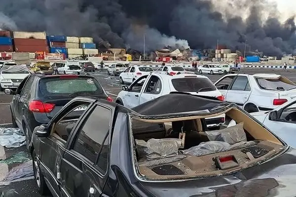 خسارت ۲۱۰ میلیاردی برای ۱۵۶۸ دستگاه خودروی آسیب دیده در بندر رجایی
