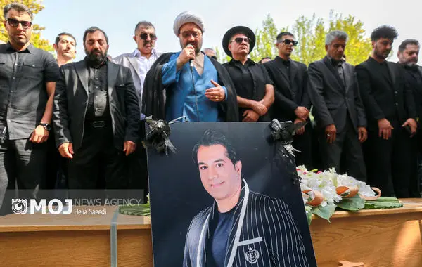مراسم تشییع پیکر امید جهان