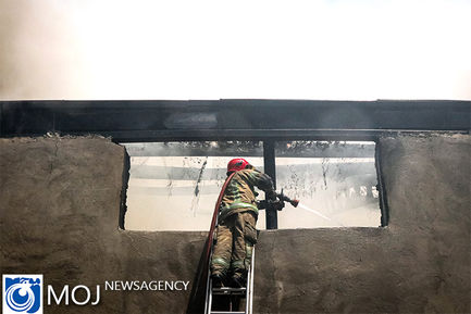 آتش سوزی در میدان رازی