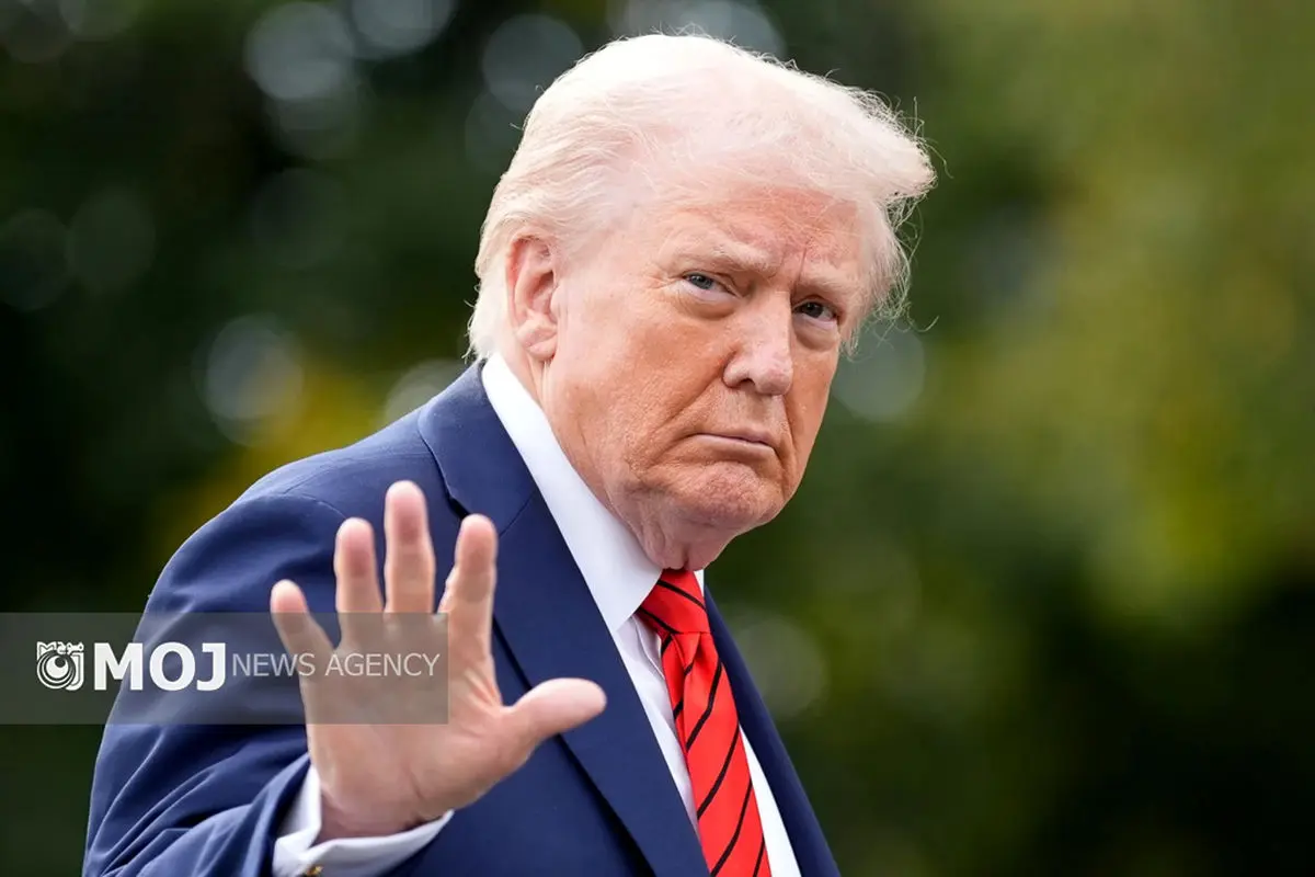 هو شدن دونالد ترامپ در ورزشگاه آمریکا + فیلم