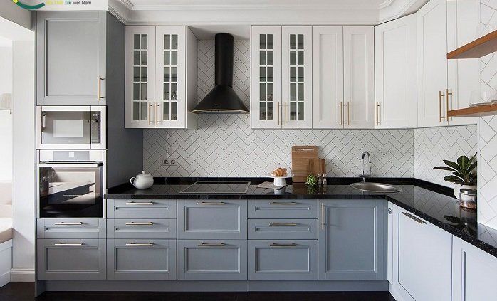 بهترین رنگ و مدل کابینت نئوکلاسیک آشپزخانه
