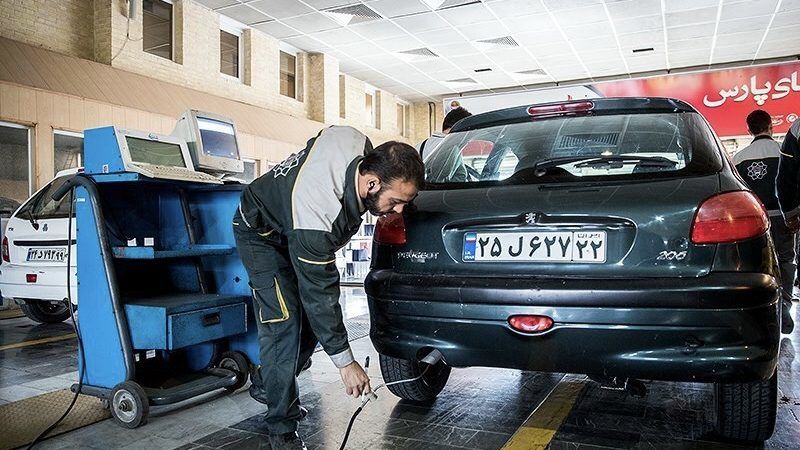 آمار معاینه فنی خودروهای تهران از ابتدای سال