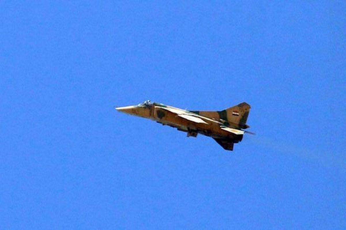 مواضع تروریست ها هدف جنگنده های سوریه قرار گرفت