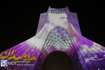 ویدیو مپینگ برج آزادی به مناسبت سالگرد شهادت سردار سلیمانی