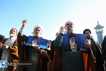 اجتماع بزرگ حمایت از مرجعیت و رهبر انقلاب اسلامی در حرم حضرت معصومه(س) (3) copy