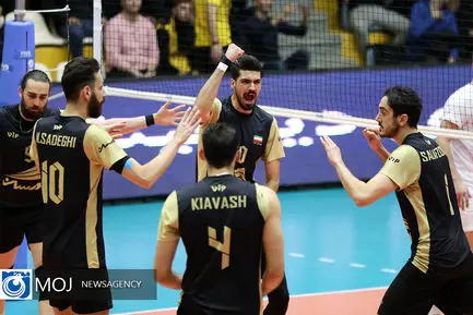 دیدار یک چهارم نهایی لیگ والیبال بین هورسان رامسر و پاس گرگان