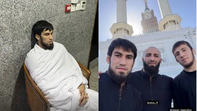 شامیل ممدوف کشتی‌گیر روسی‌الاصل به مکه رفت