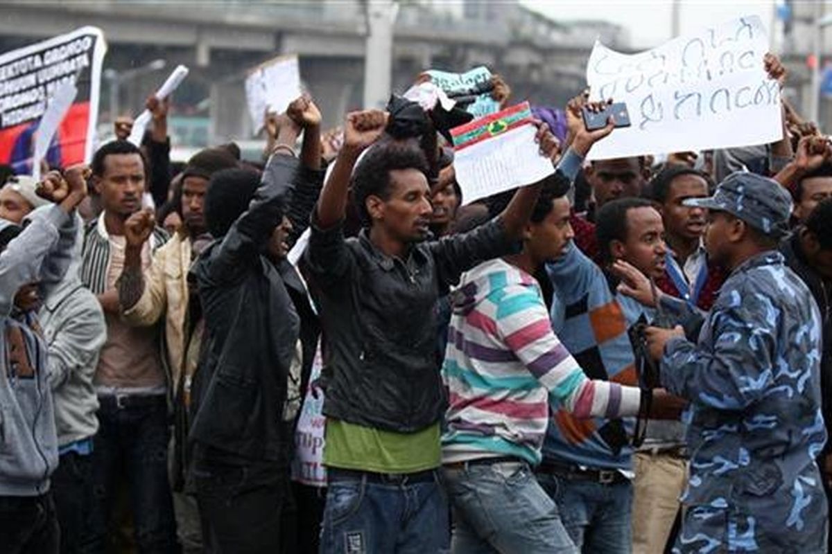 اعتراضات مردمی در اتیوپی شش کشته برجا گذاشت