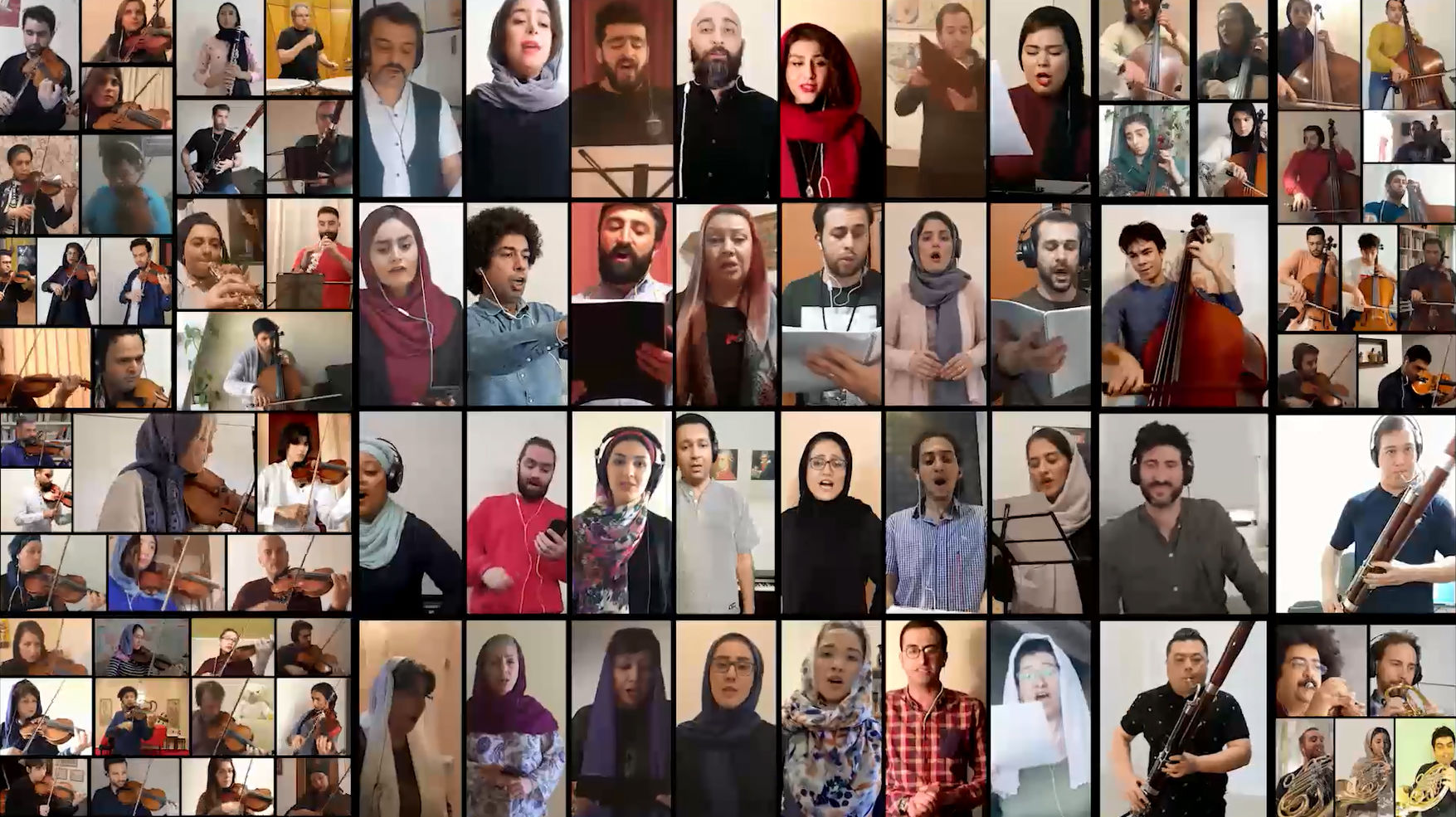 انتشار اجرای خانگی ۱۷۰ نوازنده و‌خواننده بین المللی برای ارکستر سمفونیک تهران