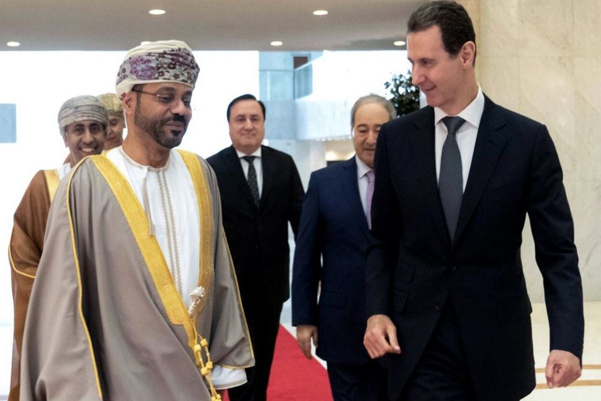 دیدار و گفتگوی وزیر خارجه عمان با بشار اسد
