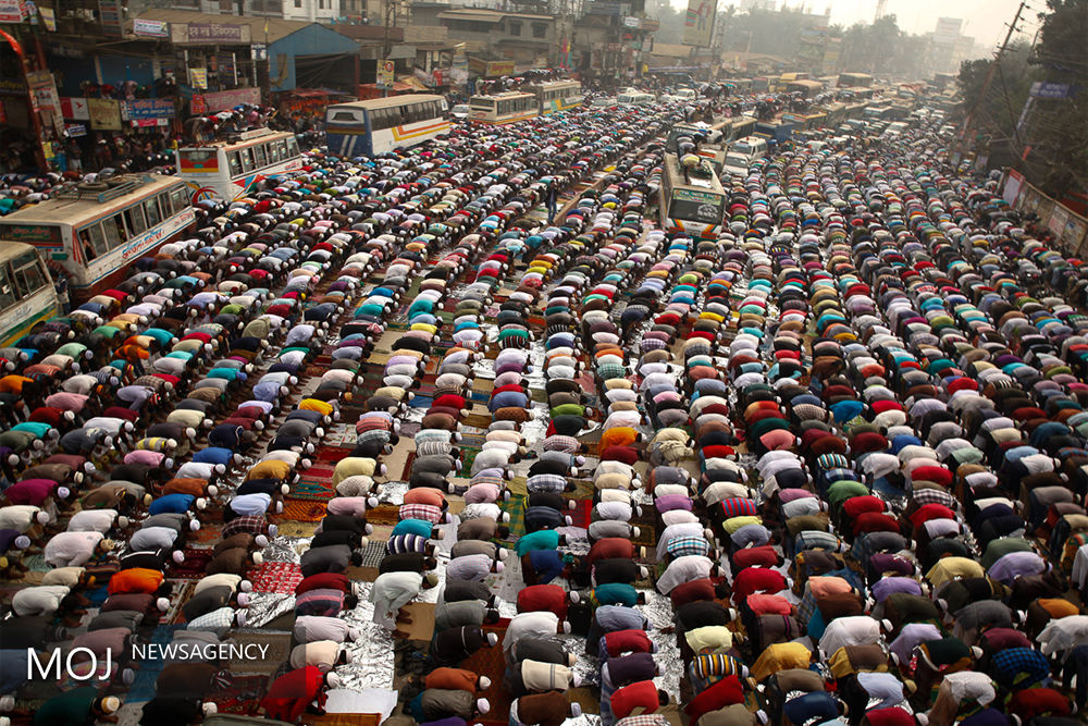 تجمع بزرگ مسلمانان در بنگلادش
