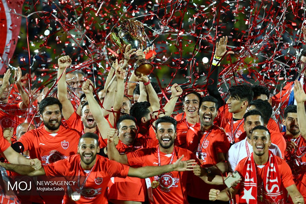 جشن قهرمانی پرسپولیس در هجدهمین دوره لیگ برتر فوتبال