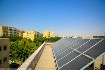 احداث نیروگاه برق خورشیدی در محوطه شهرداری منطقه 7 اصفهان