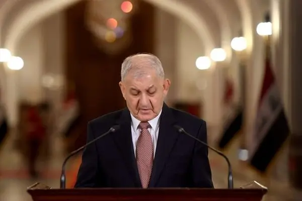 دعوت رئیس‌جمهور عراق از مردم برای مشارکت گسترده در انتخابات پارلمانی