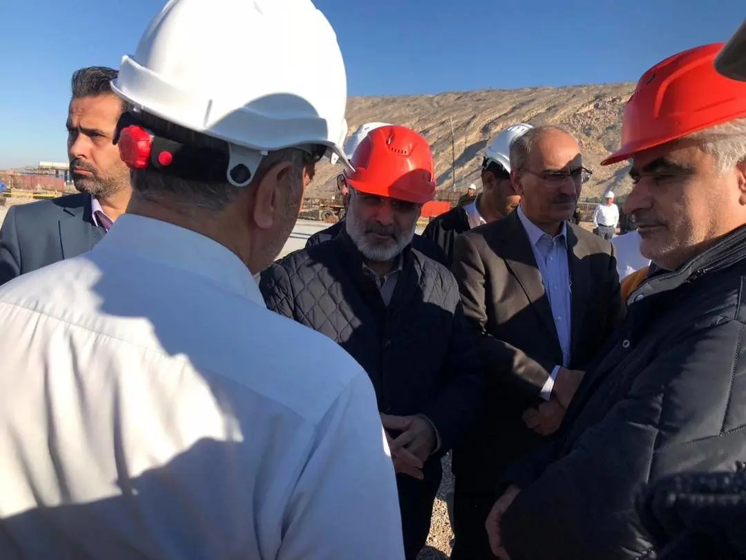 بازدید مدیرعامل شـرکت صنـایع پتـروشیمی خلیـج فـارس از پروژه پلیمر گچساران
