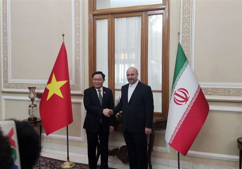 رئیس مجلس شورای اسلامی از همتای ویتنامی خود استقبال کرد