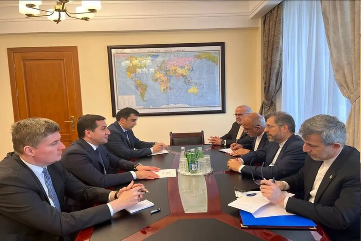 معاون وزیر امور خارجه ایران با دستیار علیاف دیدار کرد