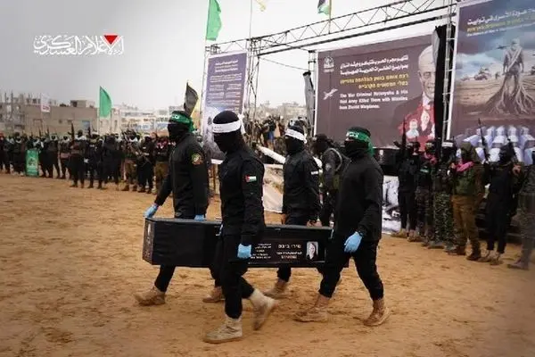 قسام جسد اسیر اسرائیلی را در غزه تحویل صلیب سرخ داد