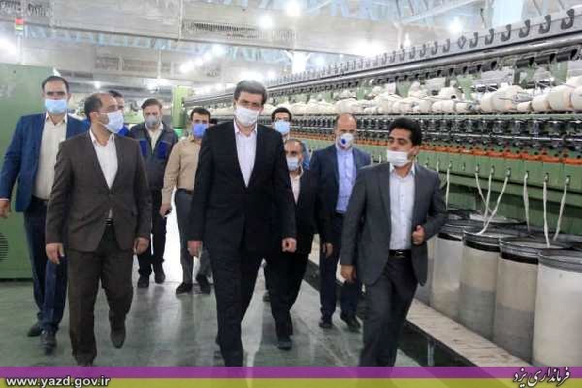 بازدید های فرماندار یزد برای بررسی مشکلات تولید و اشتغال