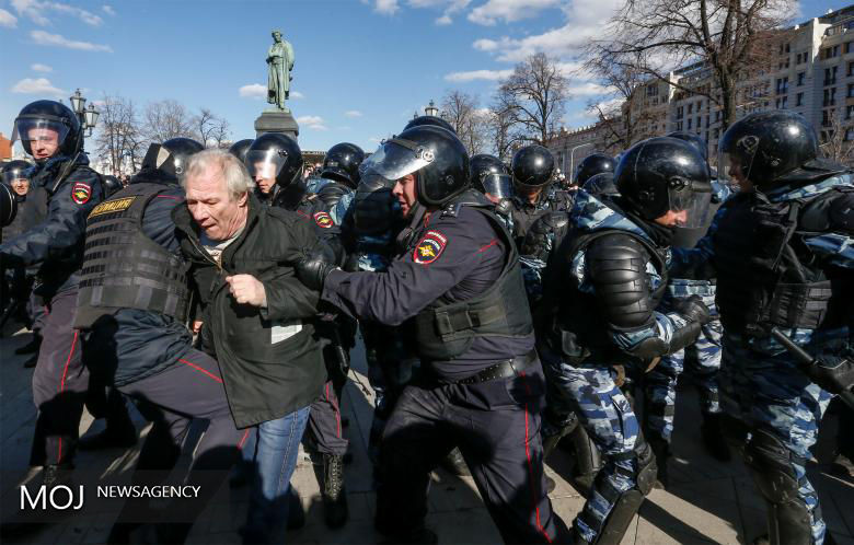 تظاهرات ضد دولتی در روسیه ‎