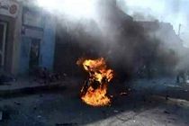 انفجار یک موتور سیکلت بمبگذاری شده در حومه حلب