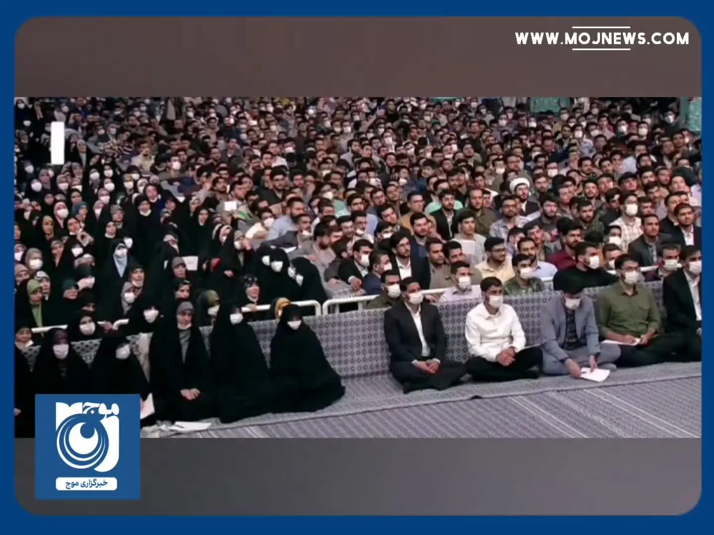 واکنش رهبر انقلاب به تبریک تولدشان توسط دانشجویان + فیلم