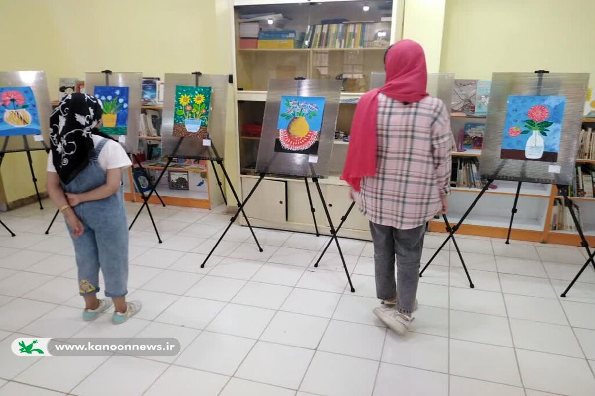 نمایشگاه نقاشی کودکان در مترو ولی‌عصر(عج) برپا شد