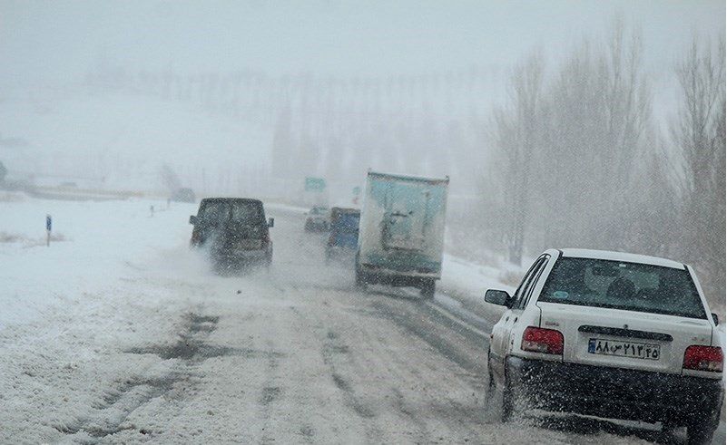 بارش برف در 9 استان/ کولاک و یخ زدگی در سه استان