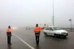 مه غلیظ و لغزندگی جاده های خراسان رضوی در پی بارشهای اخیر