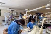 ارائه خدمات دندانپزشکی به مددجویان کمیته امداد با مشارکت بسیج دانشجویی دانشگاه علوم‌پزشکی قم‌ 