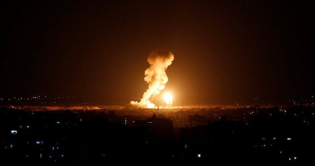 حمله جنگنده ارتش رژیم صهیونیستی به جنوب نوار غزه