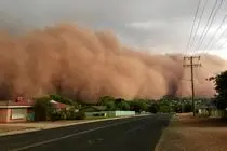 تصاویر آخرالزمانی از طوفان شن در استرالیا + فیلم