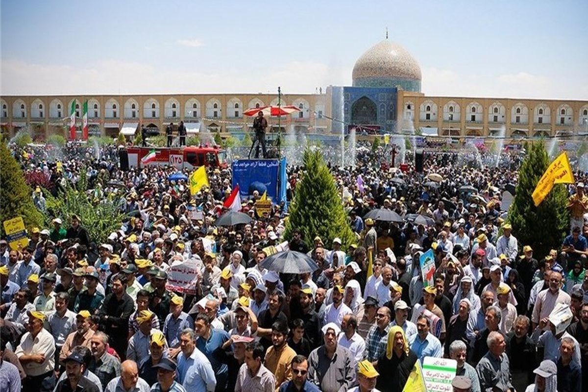 مسیرهای راهپیمایی روز جهانی قدس در اصفهان اعلام شد