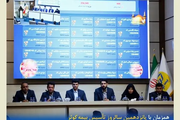 همزمان با پانزدهمین سالروز تأسیس بیمه کوثر