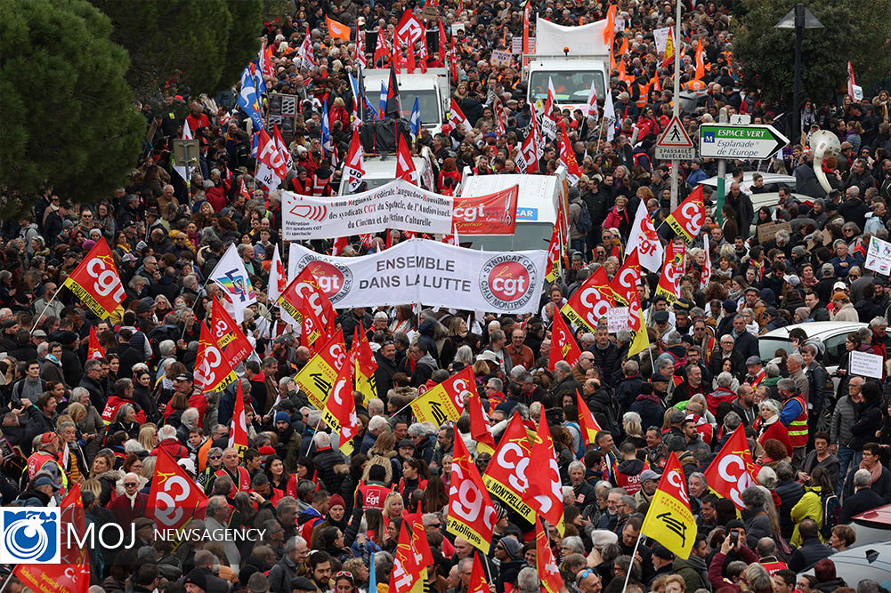 اعتصاب گسترده کارگران فرانسوی