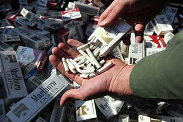 کشف محموله ی سیگار قاچاق در بندرعباس