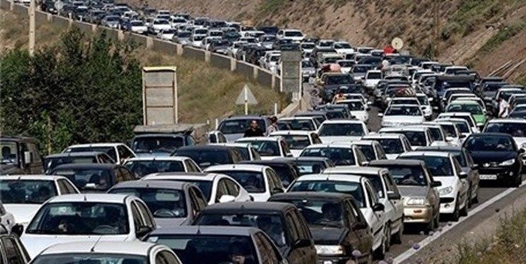  آزادراه قزوین- کرج- تهران زیر بار ترافیک سنگین است