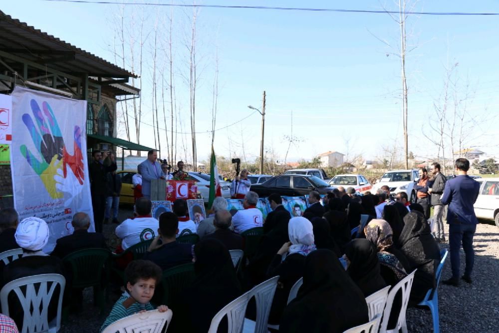 افتتاح بیست و هفتمین خانه هلال در روستای کماکل رشت