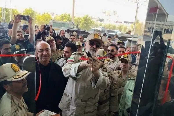 استودیو پلیس با حضور سردار رادان در مرز خسروی افتتاح شد