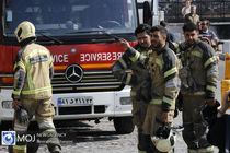 آتش سوزی در یکی از مجتمع‌های تجاری خیابان لاله زار تهران