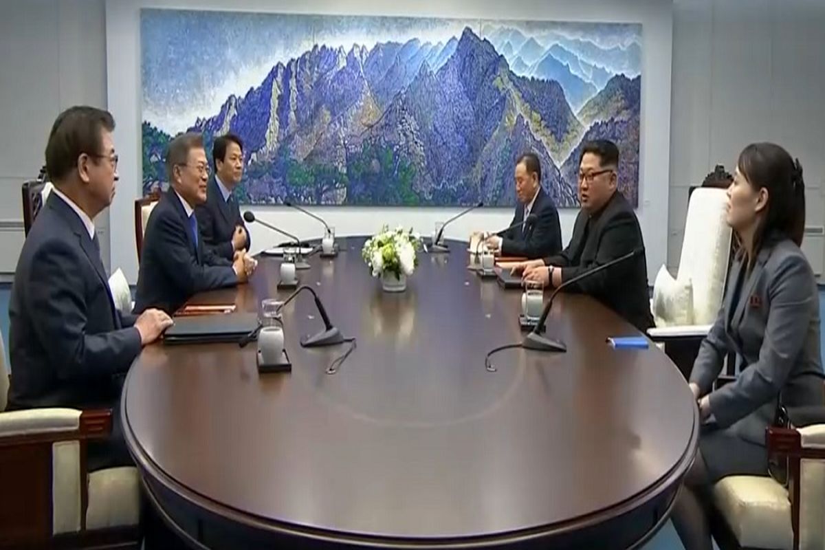 آغاز دیدار تاریخی سران دو کره شمالی و جنوبی با هدف ایجاد صلح پایدار در منطقه