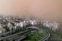 وزش بادهای شدید لحظه‌ای در تهران