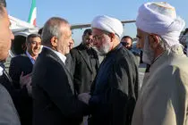 رئیس جمهور وارد سنندج شد